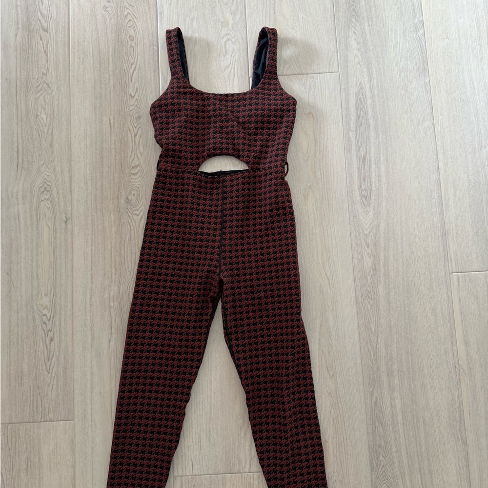 The Upside Black and Red Modern Jumpsuit